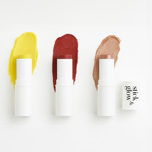 Stick & Glow Trio (Color, Nourish, Shimmer)